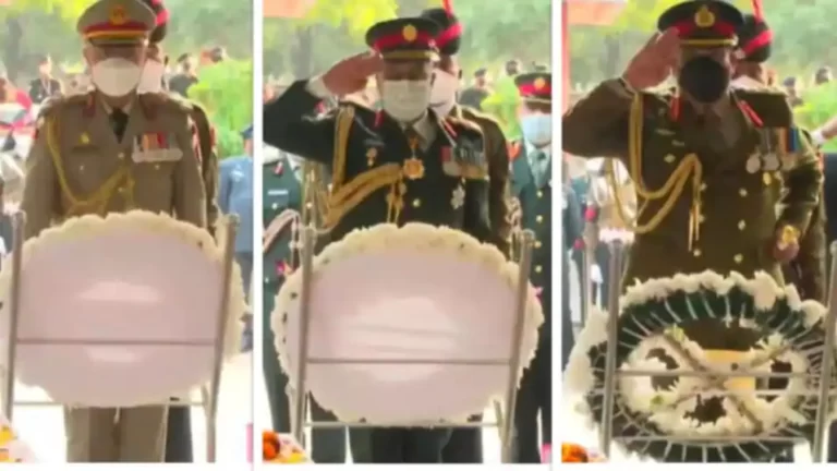 सीडीएस रावत की अंतिम यात्रा में 4 पड़ोसी देशों के शीर्ष कमांडरों ने लिया भाग