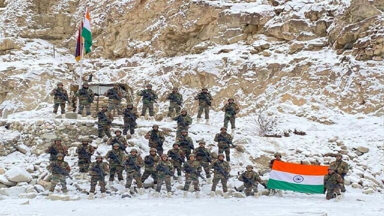 भारतीय सेना ने चीनी शैली में दिया जवाब , गलवान में तेरांगा फहराया
