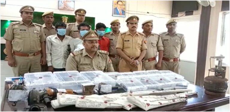 अवैध शस्त्र फैक्ट्री संचालित करते 03 नफर अभियुक्त  गिरफ्तार