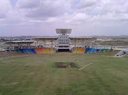 ब्रायन लारा स्टेडियम में पहला इंटरनेशनल मैच