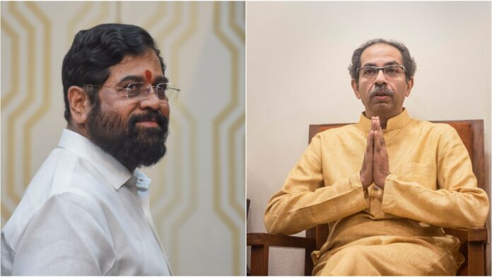 eknath shinde and uddhav thackeray